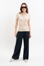 Pamoly Polo MC Femme - Lin (Linen) Pamoly Polo MC Femme - Lin (Linen)