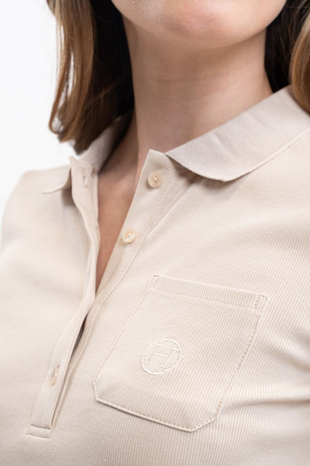 Pamoly Polo MC Femme - Lin (Linen)