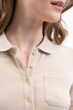 Pamoly Polo MC Femme - Lin (Linen) Pamoly Polo MC Femme - Lin (Linen)