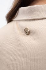 Pamoly Polo MC Femme - Lin (Linen) Pamoly Polo MC Femme - Lin (Linen)
