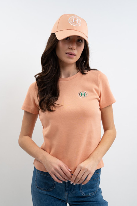Telma Dames-T-shirt - Abrikoos