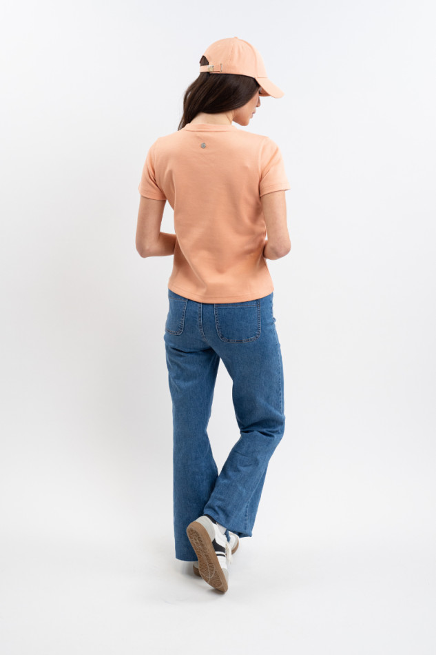 Telma Tee-shirt Femme - Abricot (Apricot) Telma Tee-shirt Femme - Abricot (Apricot)