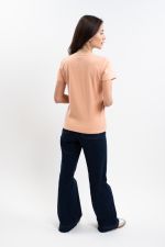 Camiseta Taraza Mujer - Albaricoque Camiseta Taraza Mujer - Albaricoque