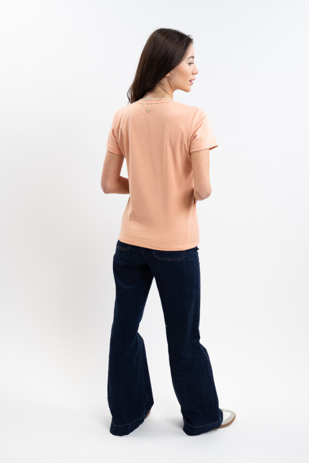 Taraza Dames-T-shirt - Abrikoos Taraza Dames-T-shirt - Abrikoos