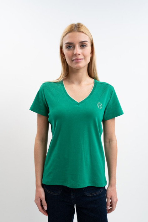 Camiseta Taraza Mujer - Verde esmeralda