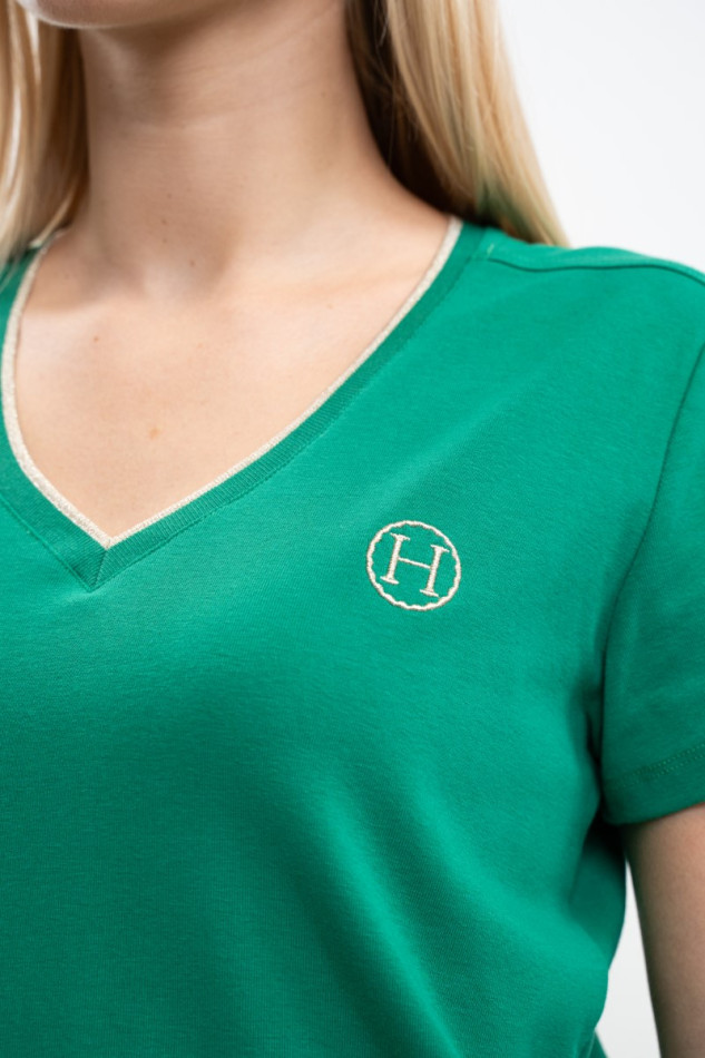 Taraza Dames-T-shirt - Smaragdgroen Taraza Dames-T-shirt - Smaragdgroen