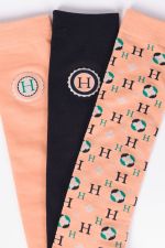 Santia Socks (x 3 pairs) - Apricot Santia Socks (x 3 pairs) - Apricot