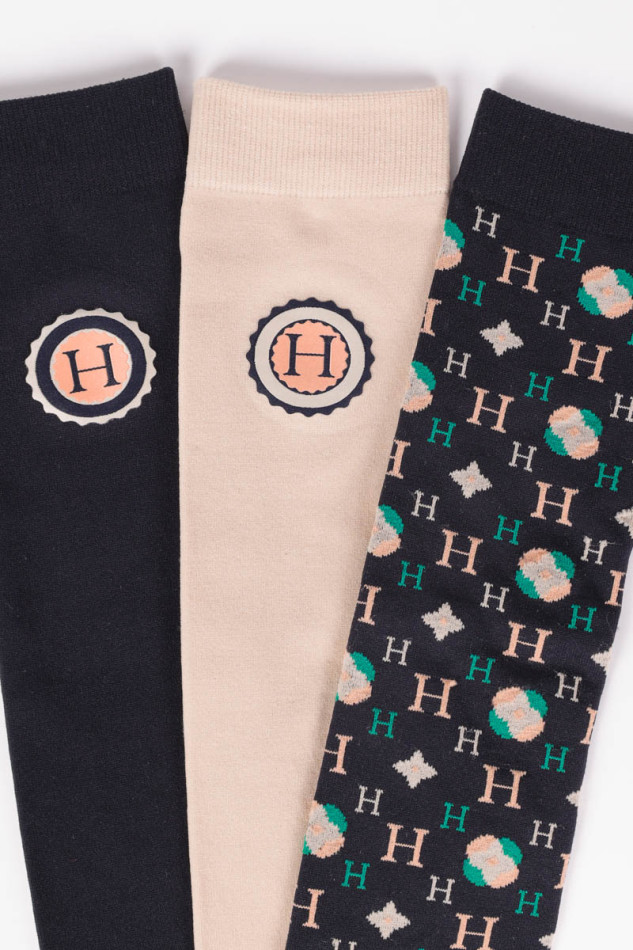 Santia Socken (x 3 Paar) - Marine (Navy) Santia Socken (x 3 Paar) - Marine (Navy)