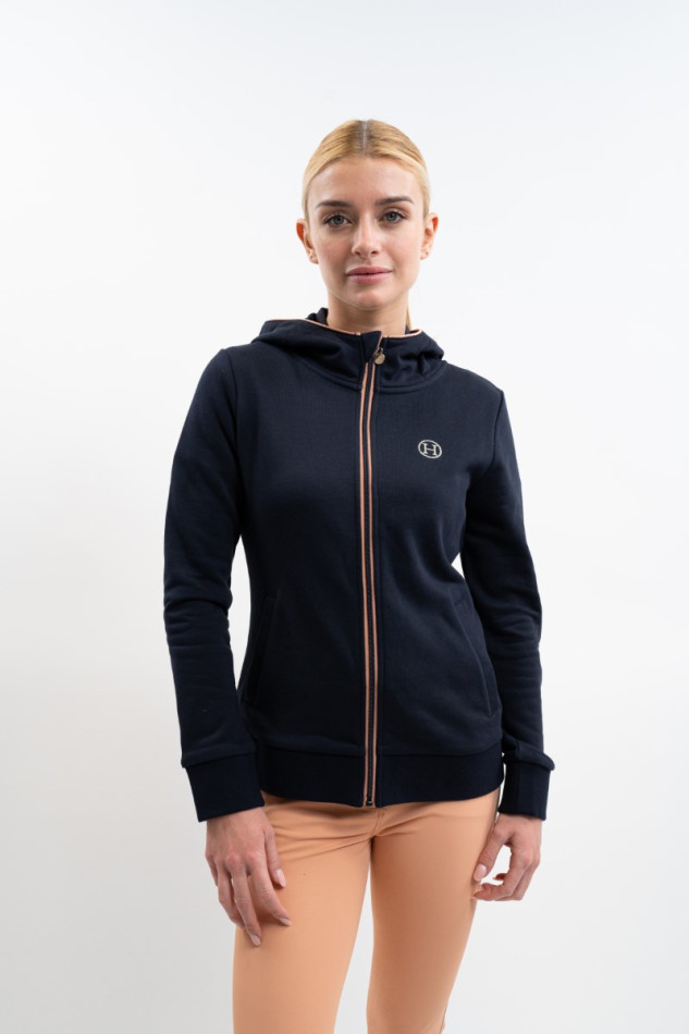 Strella Sweat zip Frau - Marine (Navy)