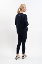 Santana Damestop Sweat - Navy Santana Damestop Sweat - Navy