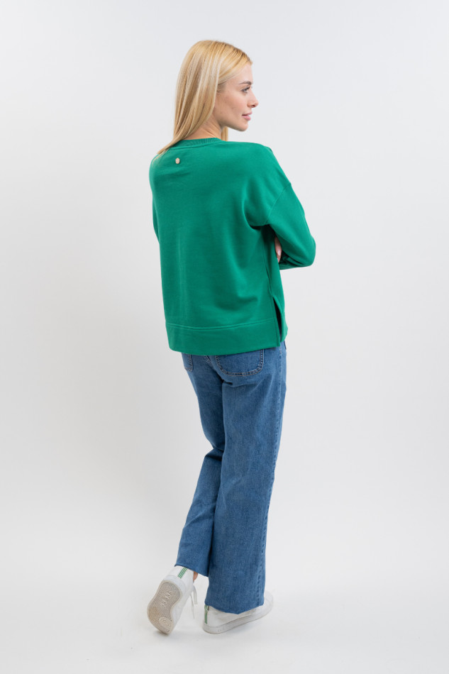 Santana sweat Women - Emerald Green