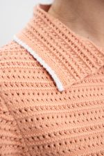 Pullover Pony voor dames - Abrikoos Pullover Pony voor dames - Abrikoos