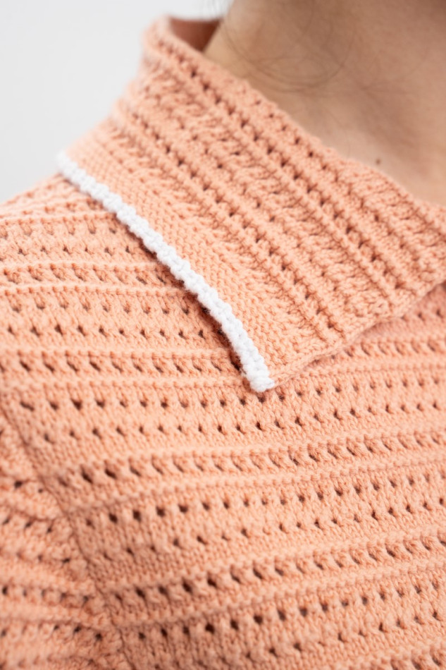 Pullover Pony voor dames - Abrikoos Pullover Pony voor dames - Abrikoos