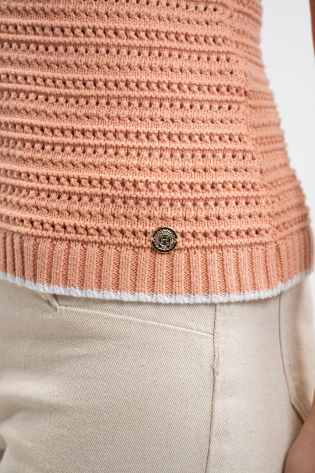 Pullover Pony voor dames - Abrikoos Pullover Pony voor dames - Abrikoos