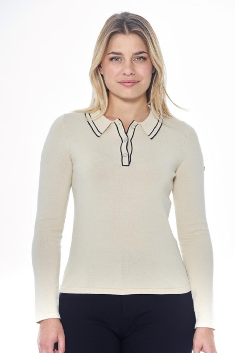 Popi Polo ML Femme - Ivoire (Ivory)