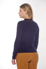 Polo Popi ML Mujer - Azul marino Polo Popi ML Mujer - Azul marino
