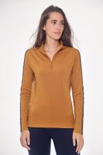 Pistach Polo Warm Damen - Golden Yellow Pistach Polo Warm Damen - Golden Yellow