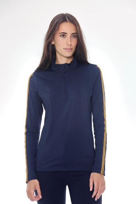 Polo Pistach Warm Donna - Navy