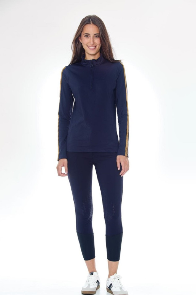 Pistach Polo Chaud Femme - Marine (Navy)