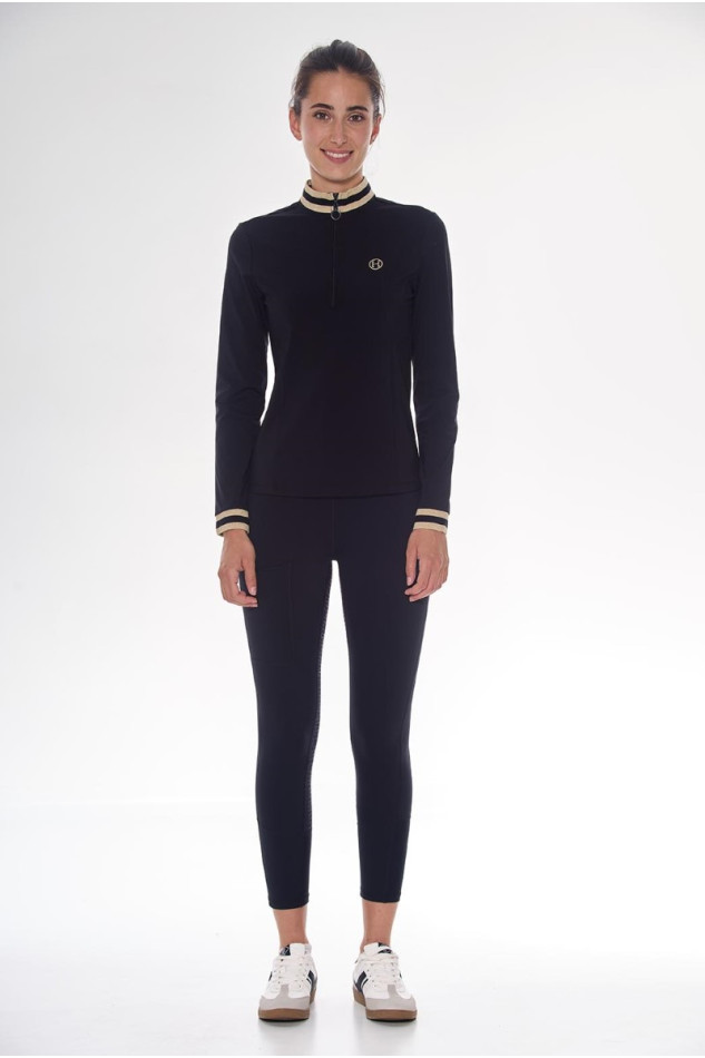 Alpha Women's Technical Polo - Black
