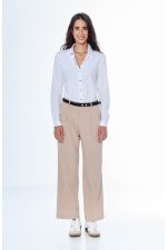 Sharmy Dameshemd ML - Wit (White) Sharmy Dameshemd ML - Wit (White)