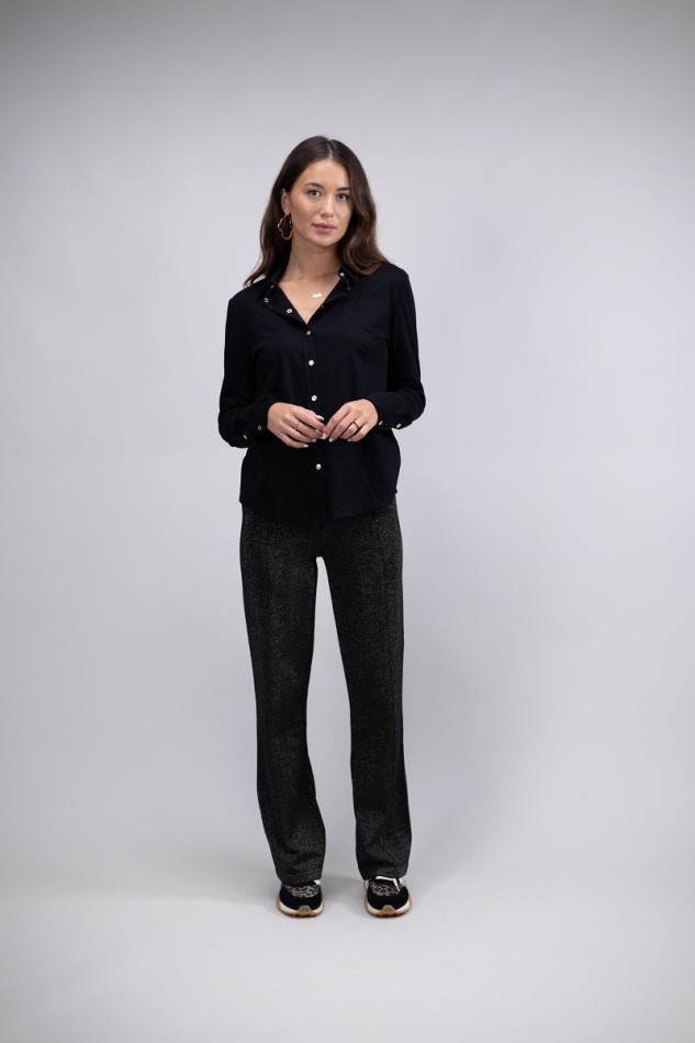 Sharmy Hemd ML Frau - Schwarz (Black) Sharmy Hemd ML Frau - Schwarz (Black)