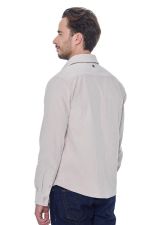 Shavi Herren-Velourshemd - Elfenbein (Ivory) Shavi Herren-Velourshemd - Elfenbein (Ivory)