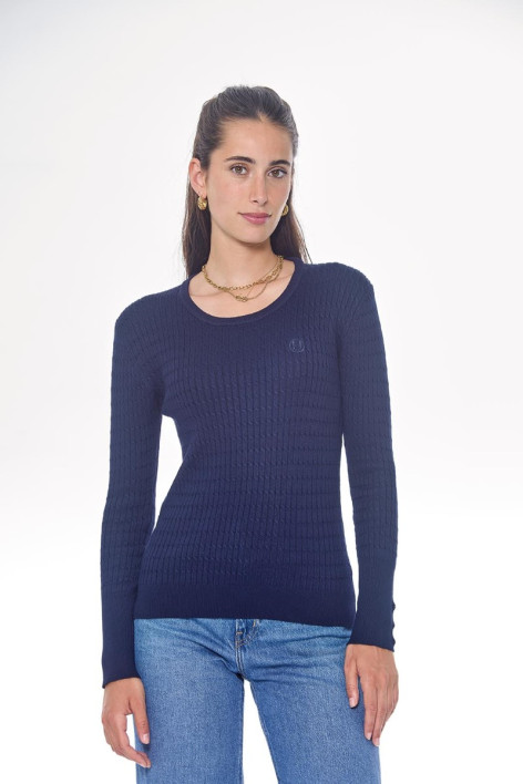 Pompadou Damenpullover - Marine (Navy)