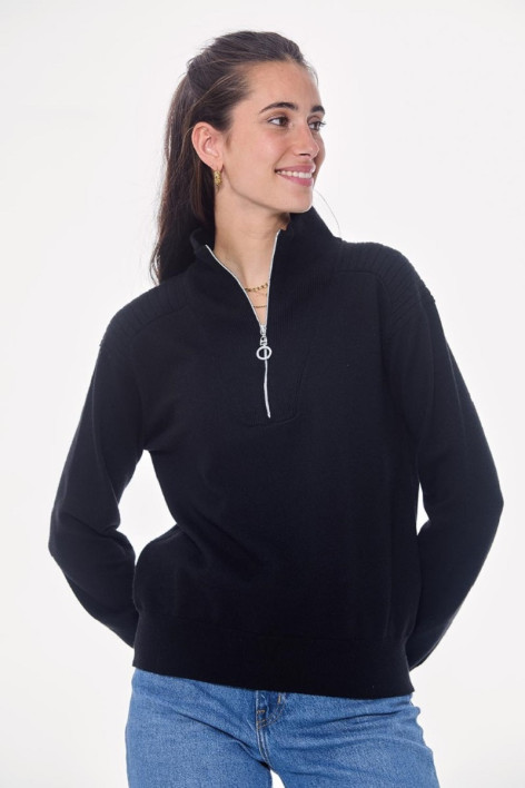 Jersey Pachana Mujer - Negro