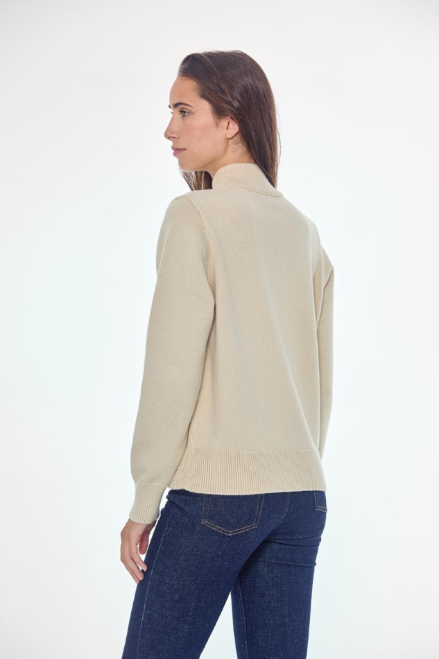 Plaza Jersey de mujer - Marfil