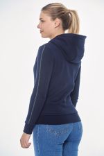 Sudadera con cremallera Sworm para mujer - Azul marino Sudadera con cremallera Sworm para mujer - Azul marino