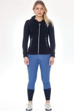 Sudadera con cremallera Sworm para mujer - Negra Sudadera con cremallera Sworm para mujer - Negra