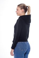 Sworm Dames Sweat met Ritssluiting - Zwart Sworm Dames Sweat met Ritssluiting - Zwart
