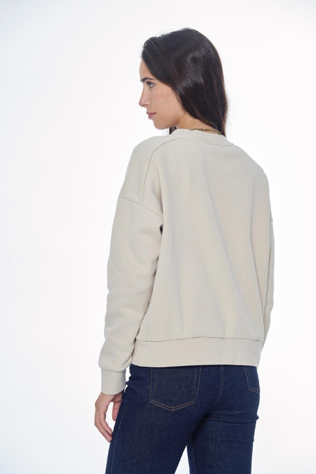 Sirius Women's Sweat - Ivory (Ivory)