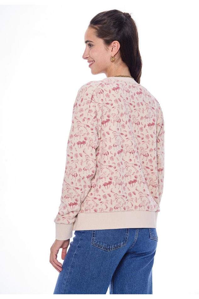 Sirius Sweatshirt Frau - Jouy (JouyPink)