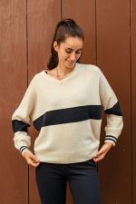 Polisa Damenpullover - Elfenbein (Ivory) Polisa Damenpullover - Elfenbein (Ivory)