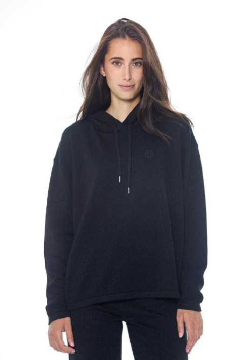 Camiseta de chándal Swambo para mujer - Negro brillante