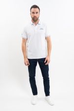 PAVOH Polo de hombre CSIO LA BAULE ROLEX SERIES - Blanco PAVOH Polo de hombre CSIO LA BAULE ROLEX SERIES - Blanco