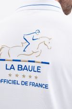 PAVOH Polo de hombre CSIO LA BAULE ROLEX SERIES - Blanco PAVOH Polo de hombre CSIO LA BAULE ROLEX SERIES - Blanco