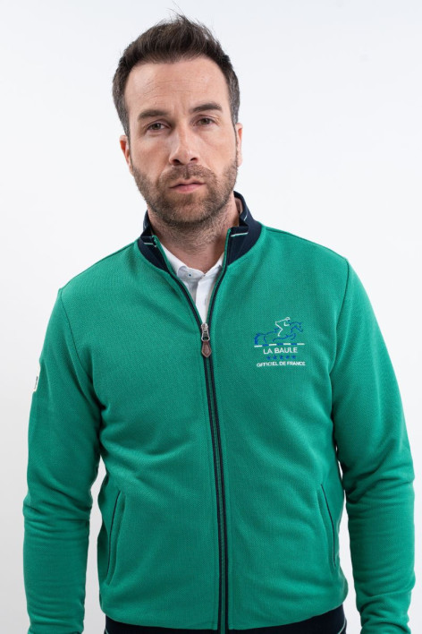 PAINDEP Sudadera Oficial Unisex CSIO LA BAULE ROLEX SERIES - Verde
