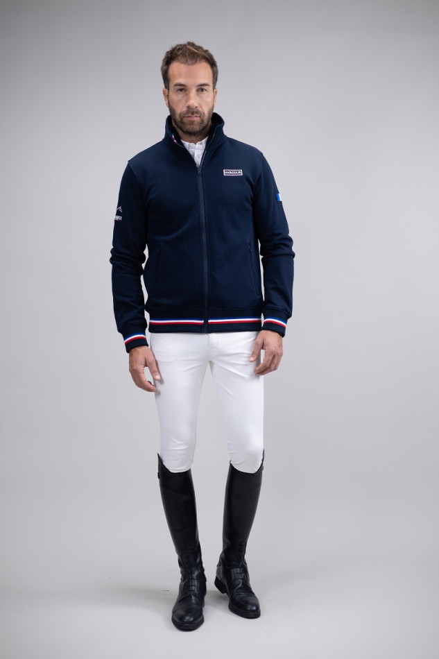 Reveurh Sweat Männlich Rider France - Marine (Navy) Reveurh Sweat Männlich Rider France - Marine (Navy)
