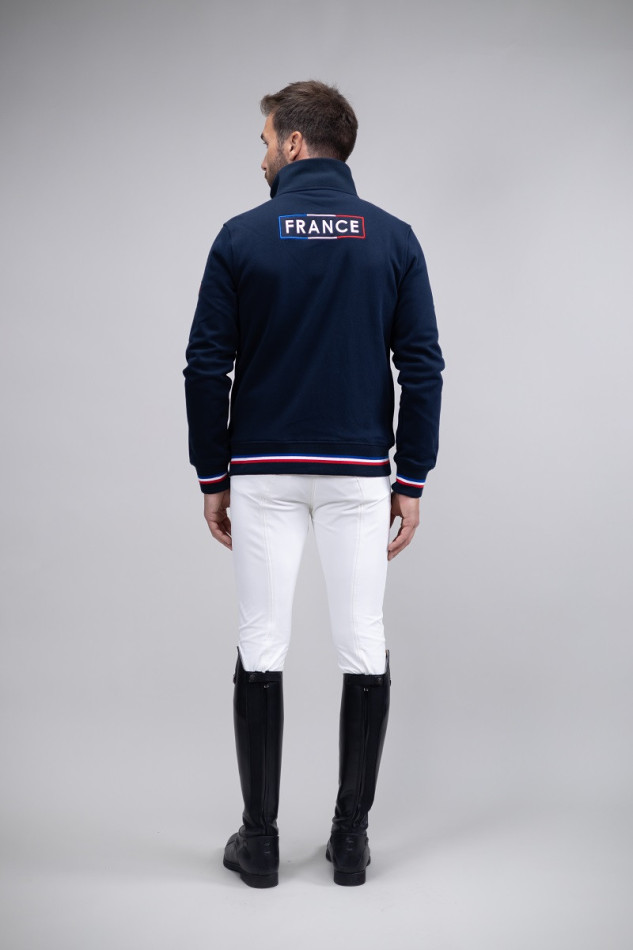 Reveurh Heren sweatshirt Rider Frankrijk - Navy Reveurh Heren sweatshirt Rider Frankrijk - Navy