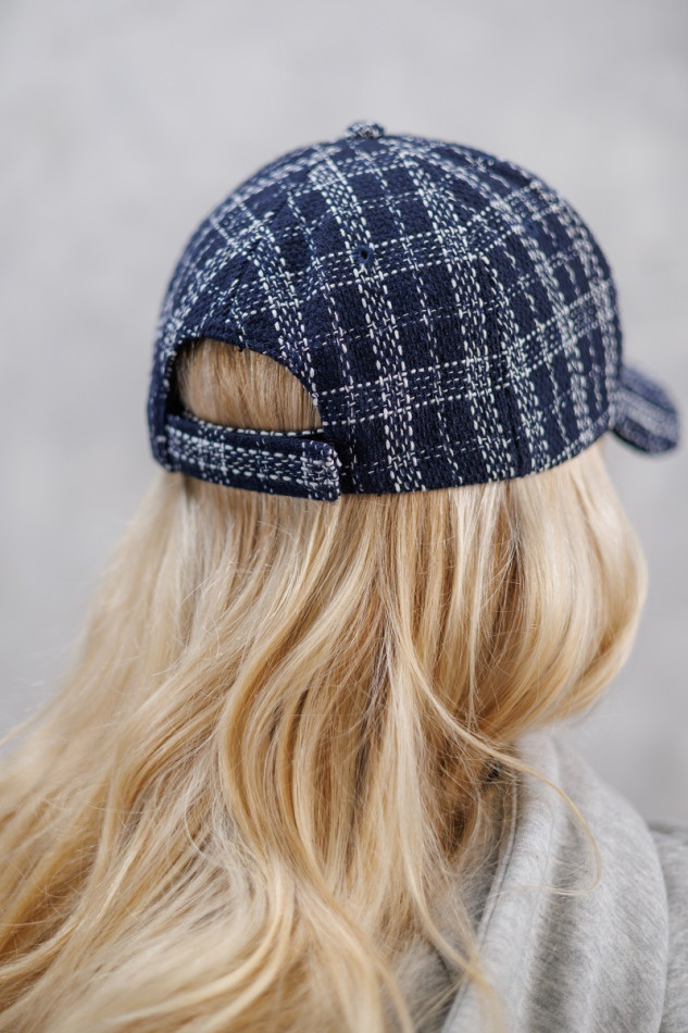 Cappello Softshell da ambasciatore - Tweed Navy/White