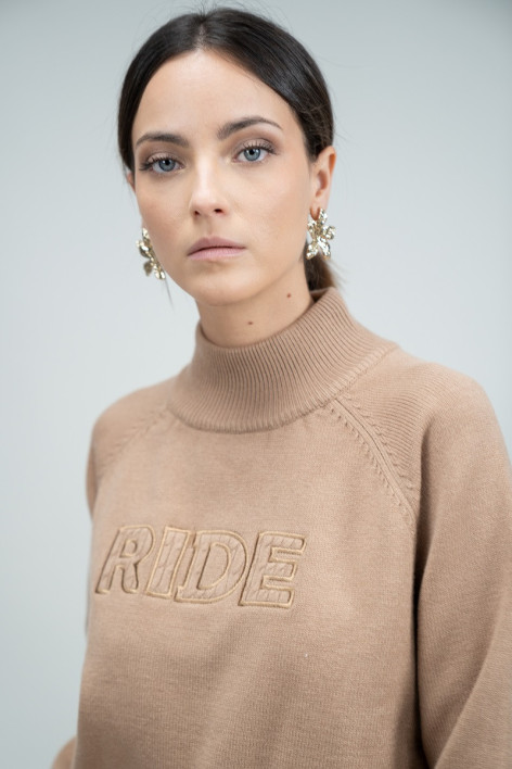 Women's Swap Sweater - Camel (Camel)
