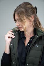 Boliva lang Vrouwen Winter 23 mouwloos vest - Khaki (Khaki) Boliva lang Vrouwen Winter 23 mouwloos vest - Khaki (Khaki)