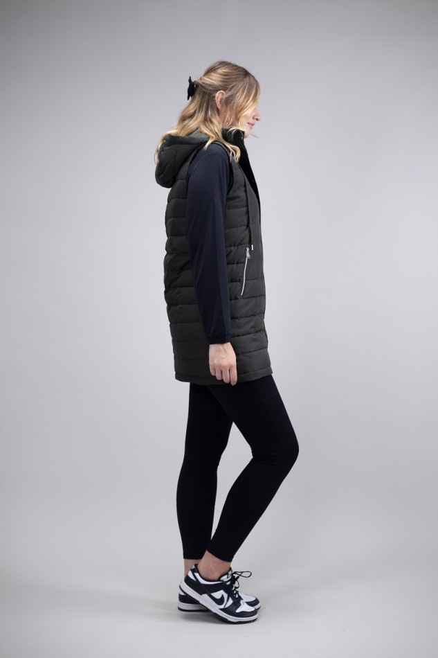 Boliva long Ärmellose Weste Frau Winter 23 - Khaki (Khaki) Boliva long Ärmellose Weste Frau Winter 23 - Khaki (Khaki)