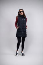 Chaleco largo sin mangas Boliva Mujer Invierno 23 - Negro (Negro) Chaleco largo sin mangas Boliva Mujer Invierno 23 - Negro (Negro)