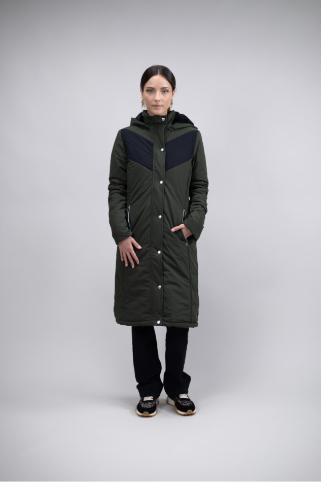 Parka lungo Java Donna Winter 23 - Khaki (Khaki) Parka lungo Java Donna Winter 23 - Khaki (Khaki)