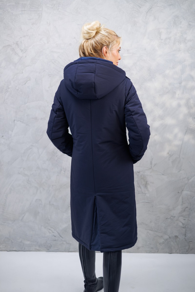 Java Winter 23 Long Parka voor dames - Navy
