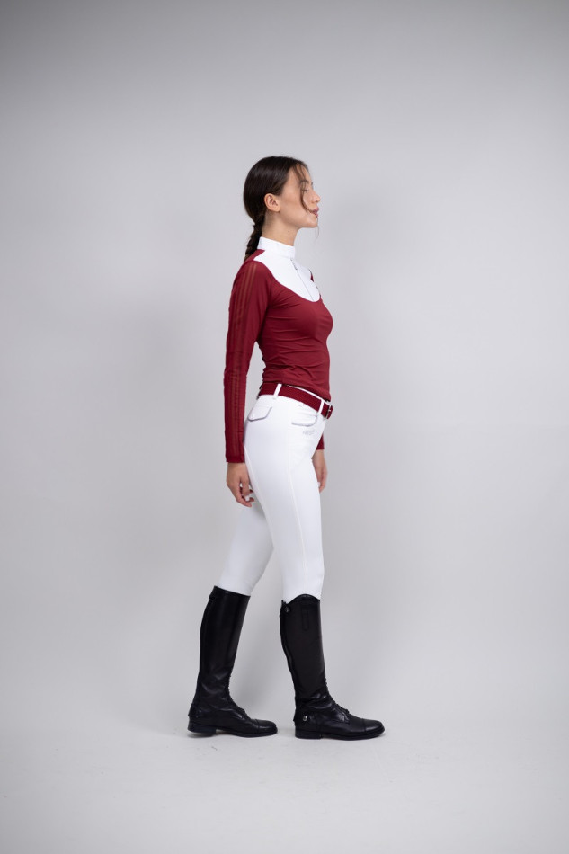 Polo Coquette Mujer ML Invierno 23 - RRubis(Rubyred) Polo Coquette Mujer ML Invierno 23 - RRubis(Rubyred)